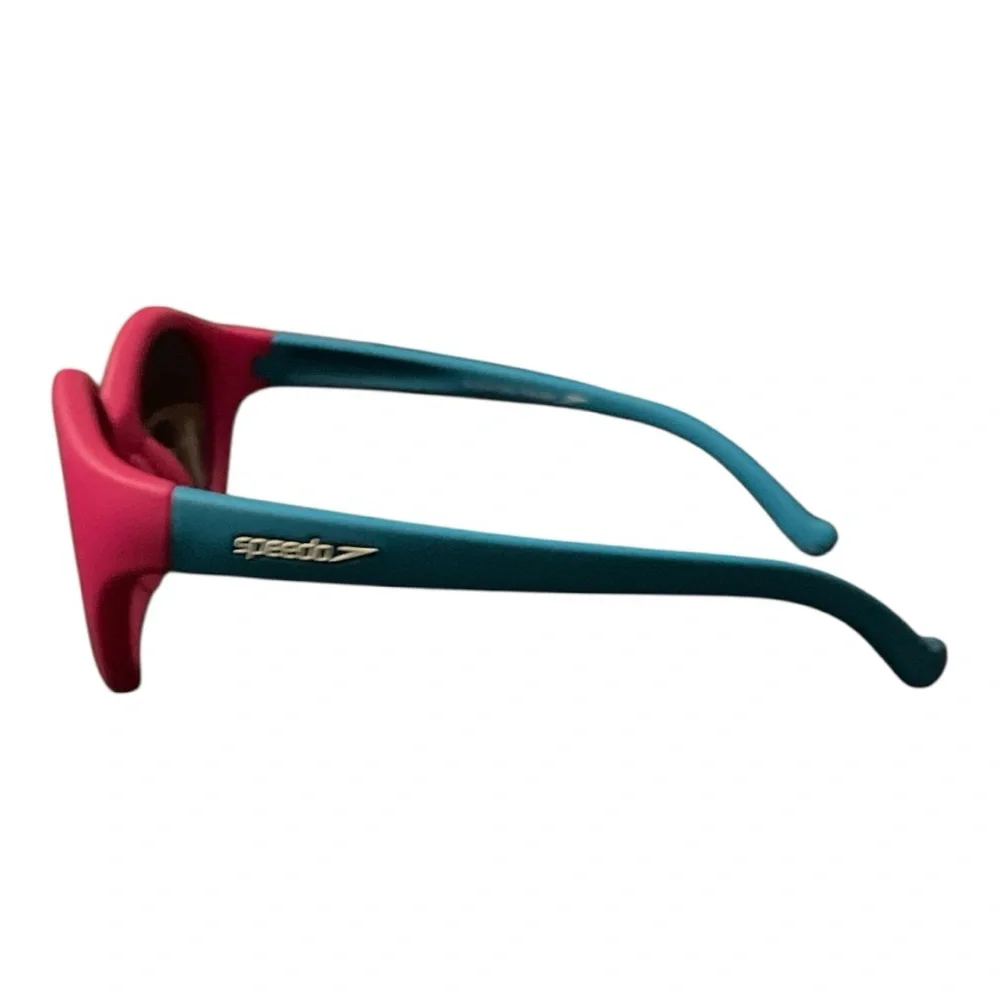 Speedo Vibrant Pink and Blue Sunglasses. Polarized lens, floating frame, age 3